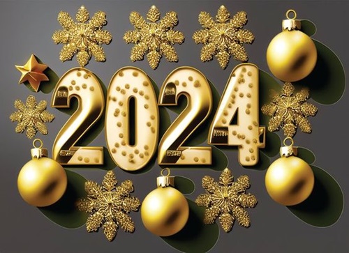Advance Happy New Year 2024 Wishes Images for Twitter