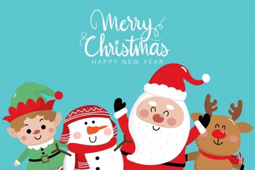 Cute Merry Christmas Santa Claus Images Free