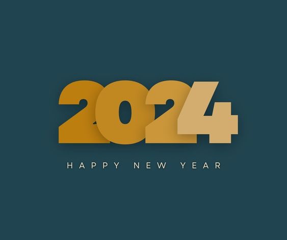 Free Clip Art Happy New Year 2024 for Friends