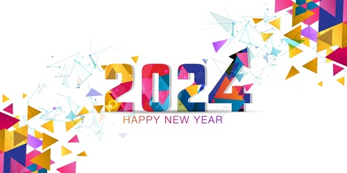 Happy New Year 2024 Desktop Wallpaper