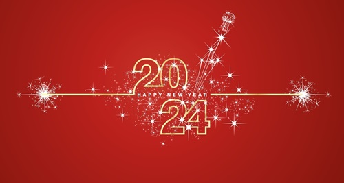Happy New Year 2024 Facebook Cover Pictures