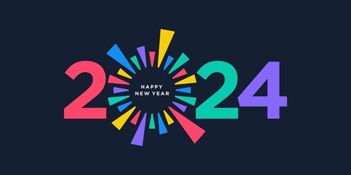 Happy New Year 2024 Facebook Cover