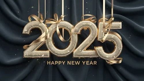 Happy New Year 2025 Facebook Cover Photo in HD