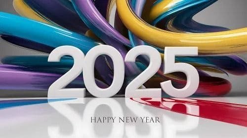 Happy New Year 2025 Facebook Cover Pictures