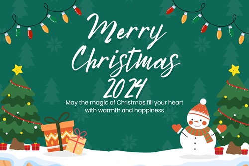 Merry Christmas 2024 Wallpapers for Kids