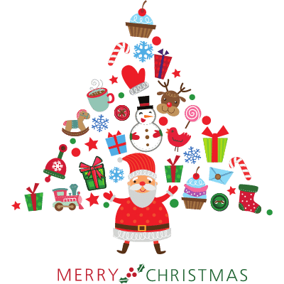 Merry Christmas Clipart for Kids
