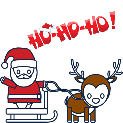 Merry Christmas Clipart for Whatsapp