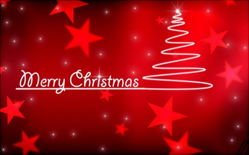Merry Christmas Greeting Card for Girlfriend