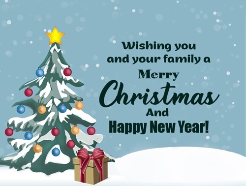 Merry Christmas and Happy New Year Images for Background Download