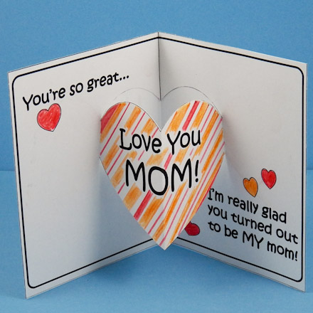 Handmade Greeting Card For Happy Mothers Day