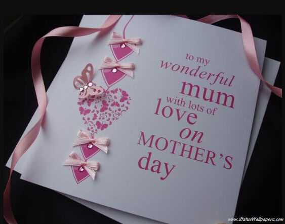 Handmade Greeting Card For Mothers Day