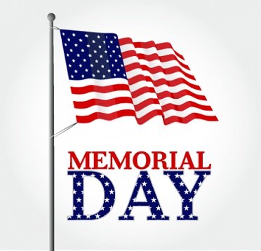 Memorial Day Flag Clip Art