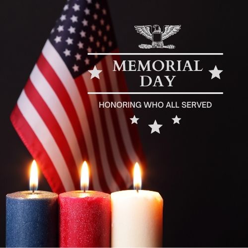 Memorial Day Flags Images for Facebook
