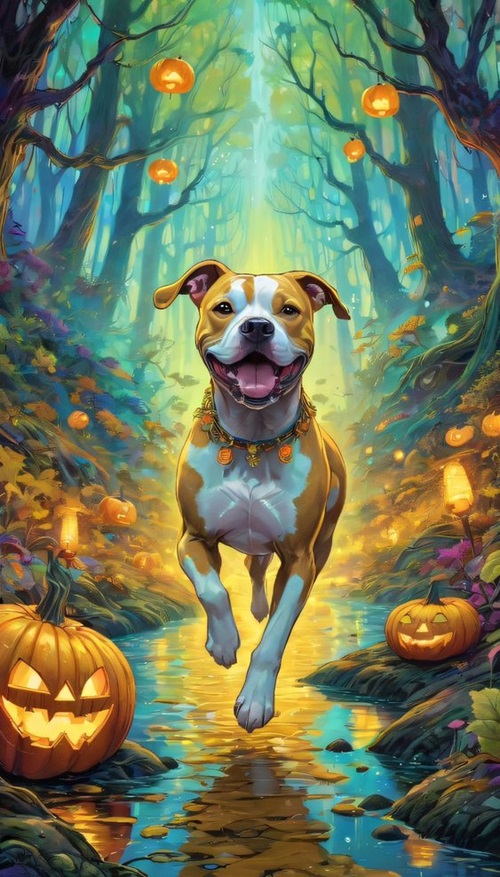 Funny Halloween Dog Witch Images for Family