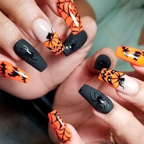 Halloween Nails Ideas for Kids