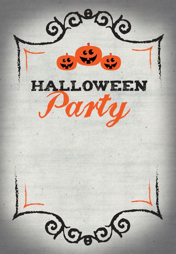 Happy Halloween 2024 Party Card for Friends