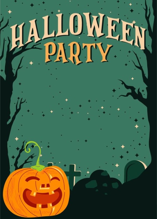 Happy Halloween Party Invitations for Instagram