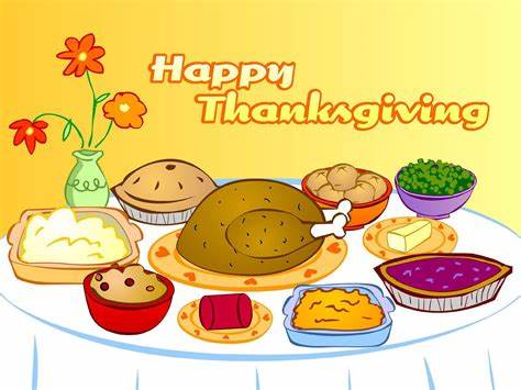 Happy Thanksgiving Dinner Clipart