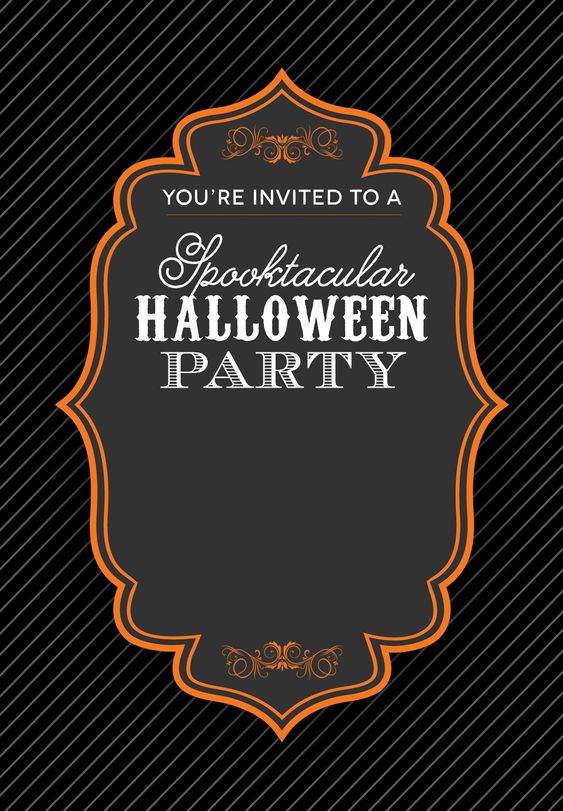 Scary Halloween 2024 Party Card Download