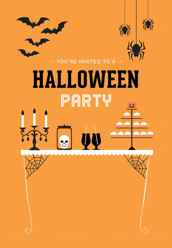 Scary Halloween 2024 Party Card for Instagram