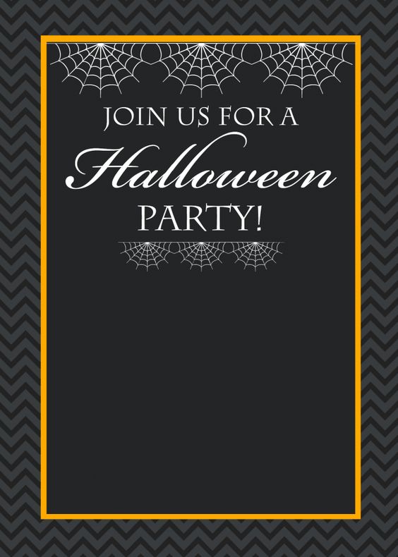 Scary Halloween 2024 Party Card