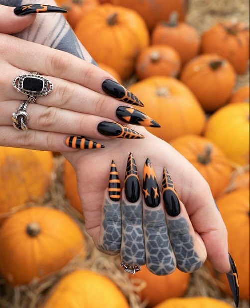 Scary Halloween Nails Photo