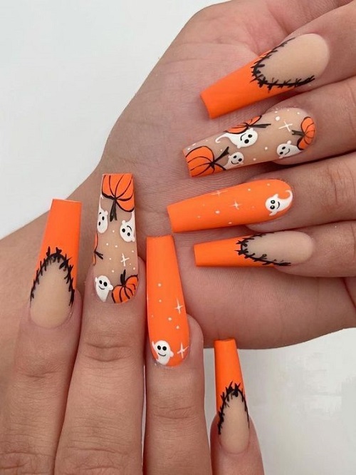 Scary Halloween Nails Wallpaper