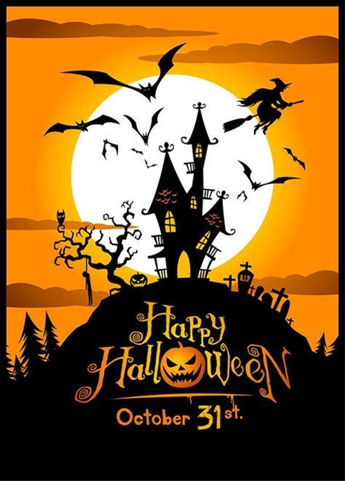 Scary Happy Halloween Eve Wishes Images