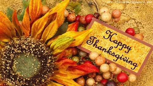 Happy Thanksgiving Card for Friends