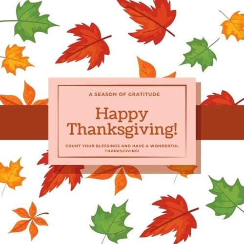 Thanksgiving Greeting Cards for Friends