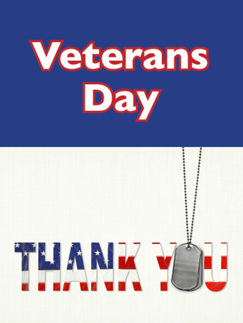 Veterans Day Observed Messages