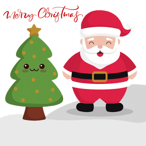 Funny Merry Christmas Eve Clipart for Whatsapp