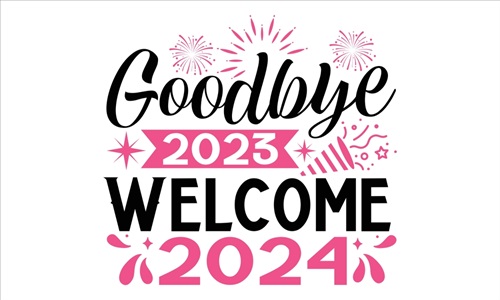 Goodbye 2023 Welcome New Year 2024