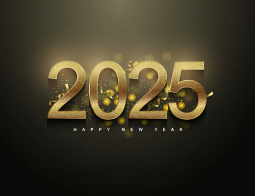 Happy New Year 2025 GIF with Message