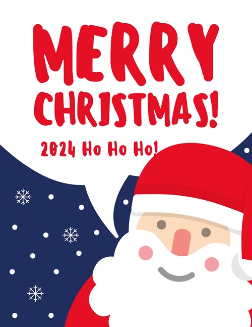 Merry Christmas 2024 Card Free