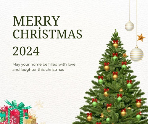 Merry Christmas 2024 Greetings Cards for Couples