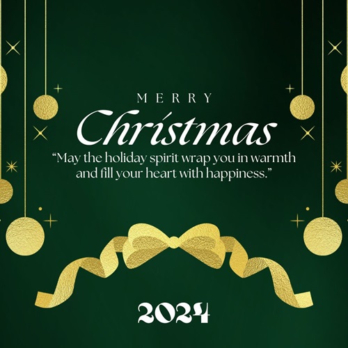 Merry Christmas 2024 Greetings Cards for Family