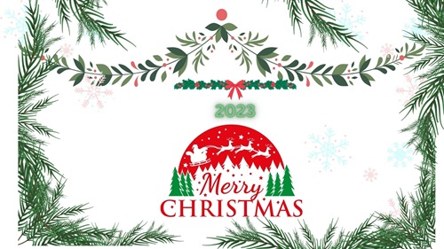 Merry Christmas Card 2023 Free to Use