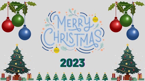 Merry Christmas Greetings Cards 2023 for Instagram
