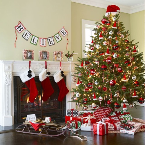 Merry Christmas Tree Images for Home