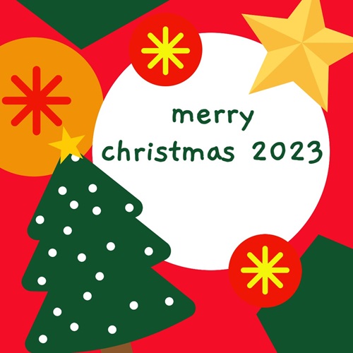 Unique Merry Christmas Card 2023 for Kids