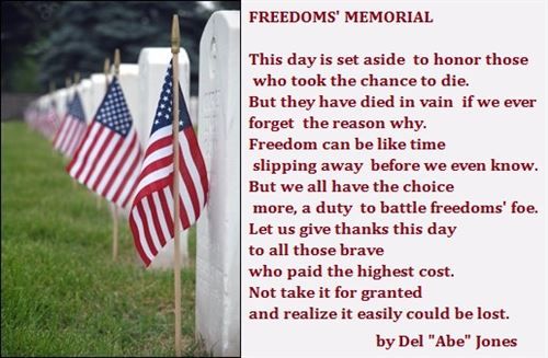 Happy Memorial Day Remember Honor Images Quotes for Friends
