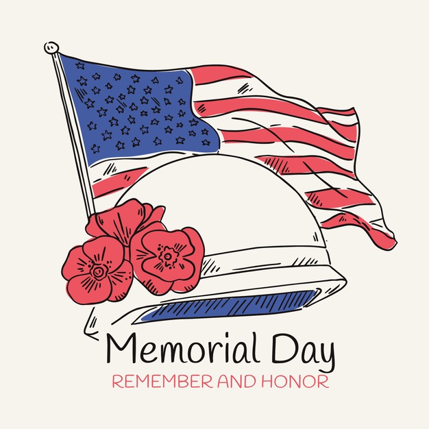 Memorial Day Flag Images for Facebook