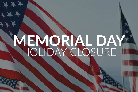 US Memorial Day Closed Sign 2024 Images