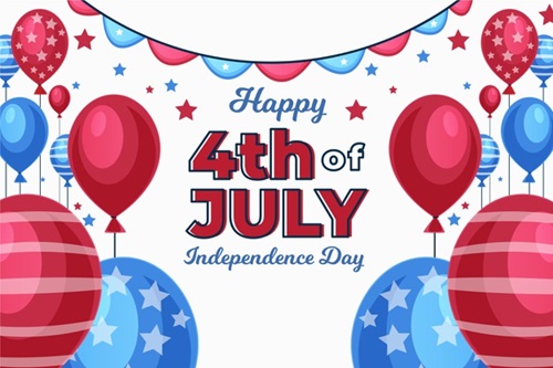 4th of July 2024 Cards Free