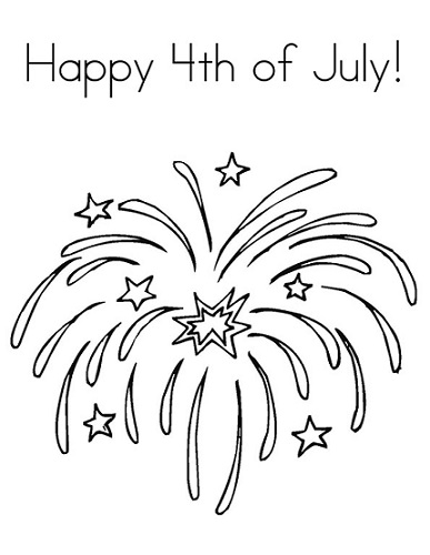 4th of July Coloring Pages Images