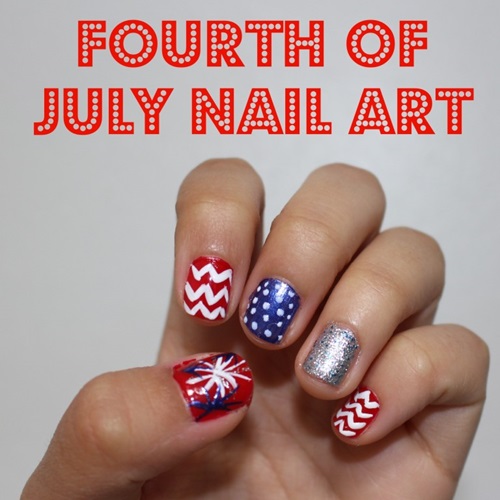 4th of July Nail Art