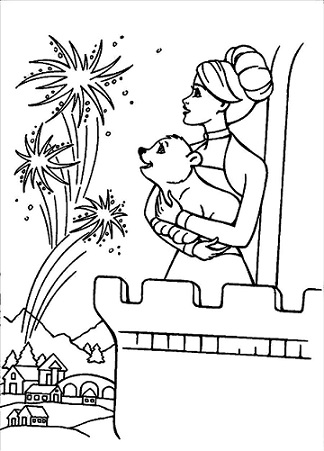 Cute Happy 4th of July Coloring Pages