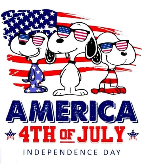 Funny 4th of July Snoopy Images for Twitter X