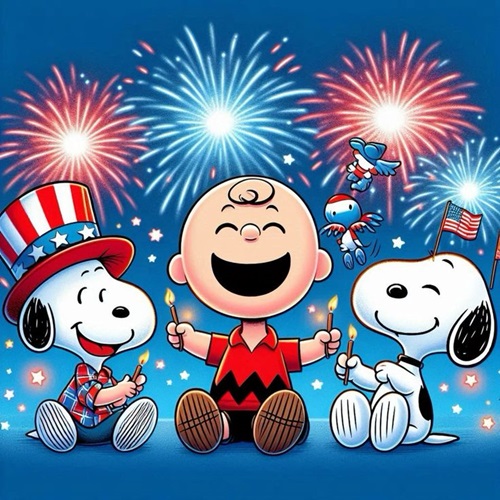 Funny 4th of July Snoopy Images